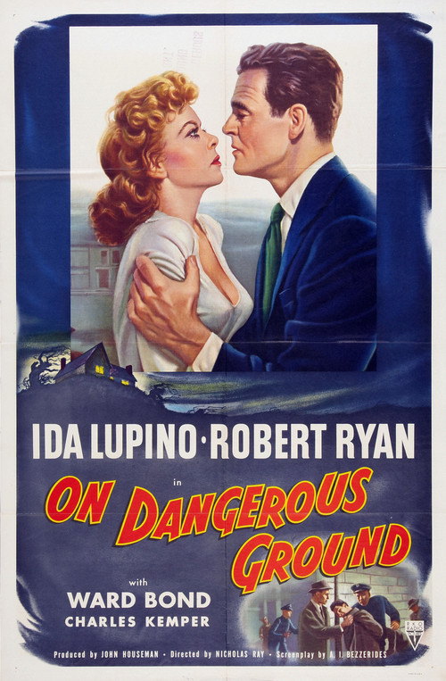 1952 On Dangerous Ground movie poster