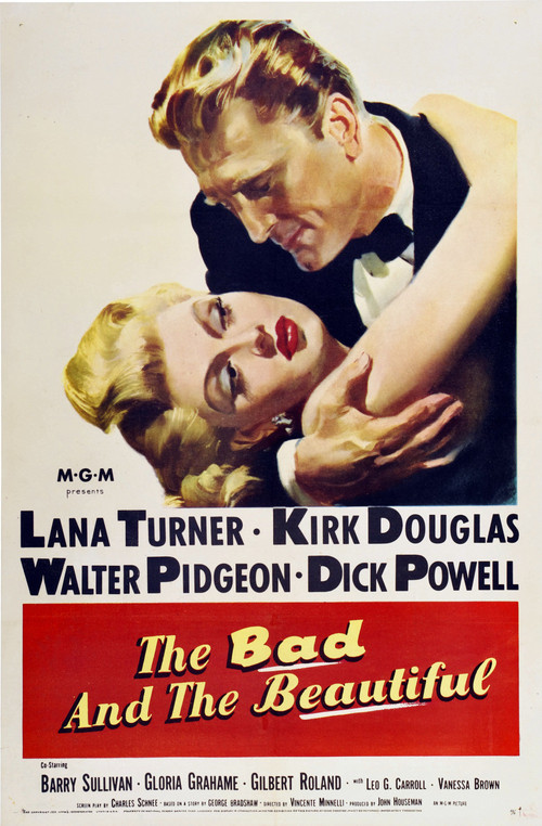 1952 The Bad and the Beautiful movie poster