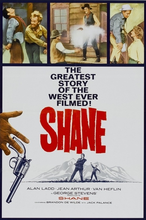 1953 Shane movie poster