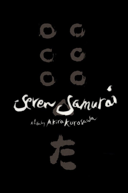 1954 Seven Samurai movie poster