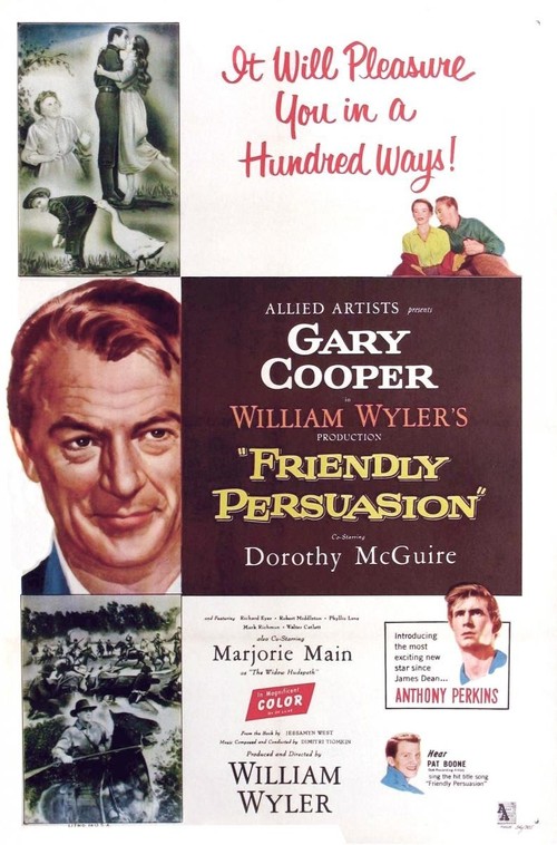 1956 Friendly Persuasion movie poster