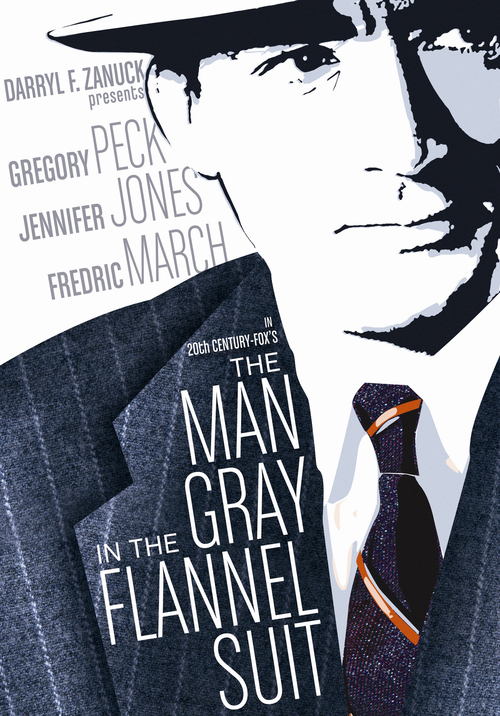 1956 The Man in the Gray Flannel Suit movie poster