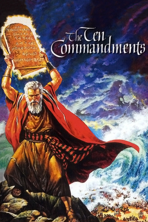1956 The Ten Commandments movie poster