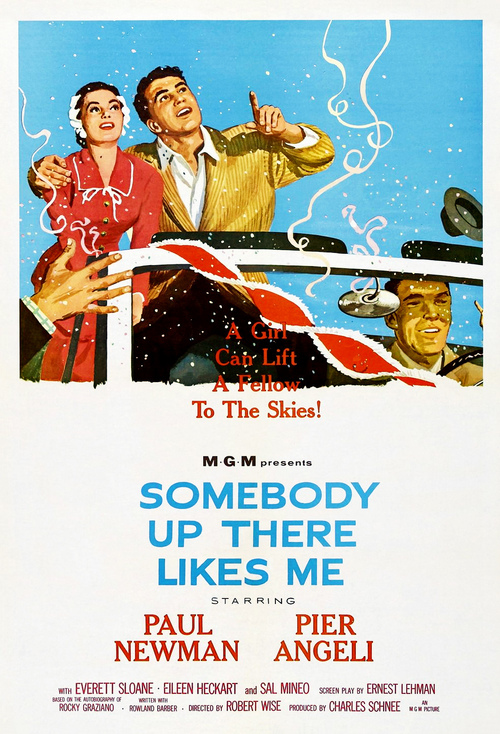 1956 Somebody Up There Likes Me movie poster