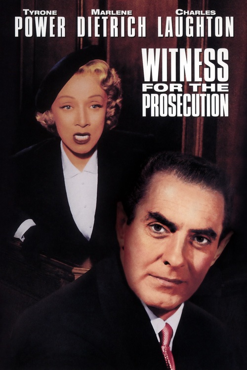 1957 Witness for the Prosecution movie poster