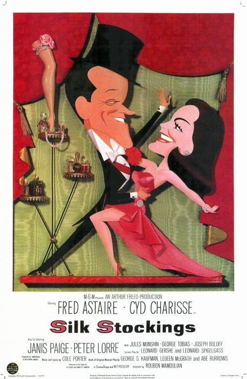 1957 Silk Stockings movie poster