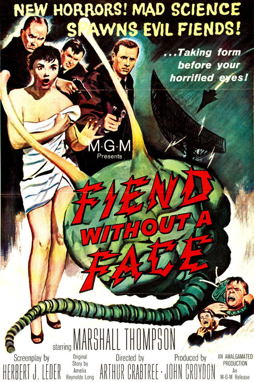 1958 Fiend Without a Face movie poster