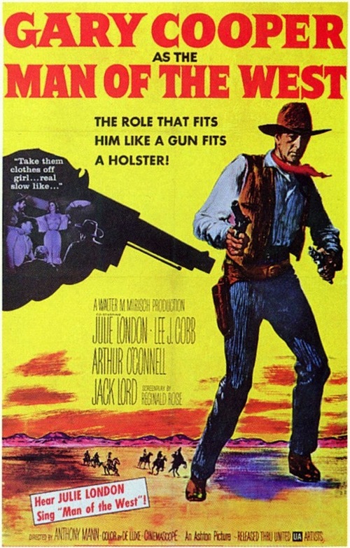 1958 Man of the West movie poster