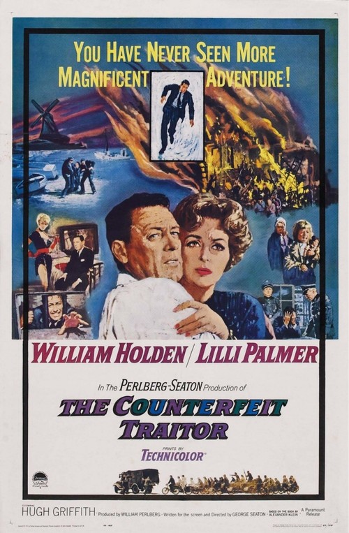 1962 The Counterfeit Traitor movie poster