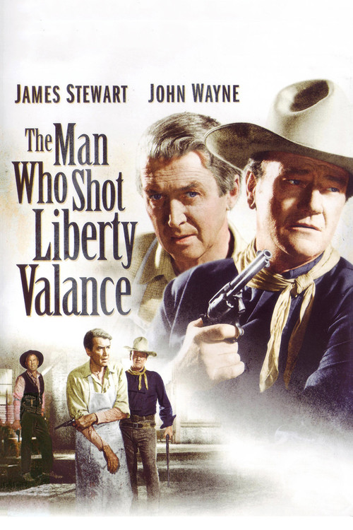 1962 The Man Who Shot Liberty Valance movie poster