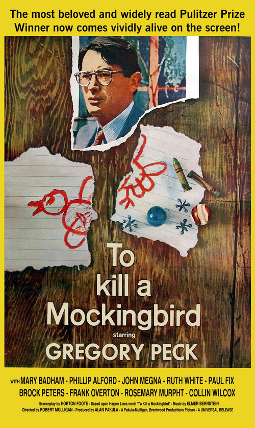 1962 To Kill A Mockingbird movie poster
