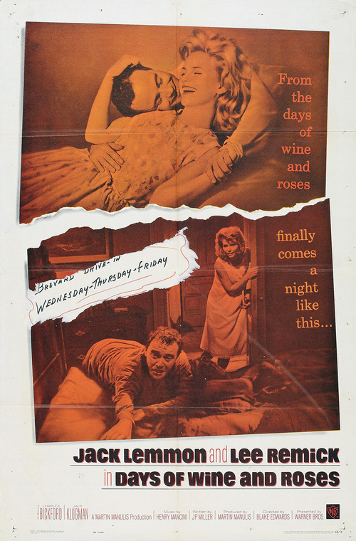 1962 Days of Wine and Roses movie poster