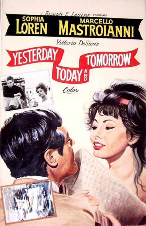 1963 Yesterday, Today and Tomorrow movie poster