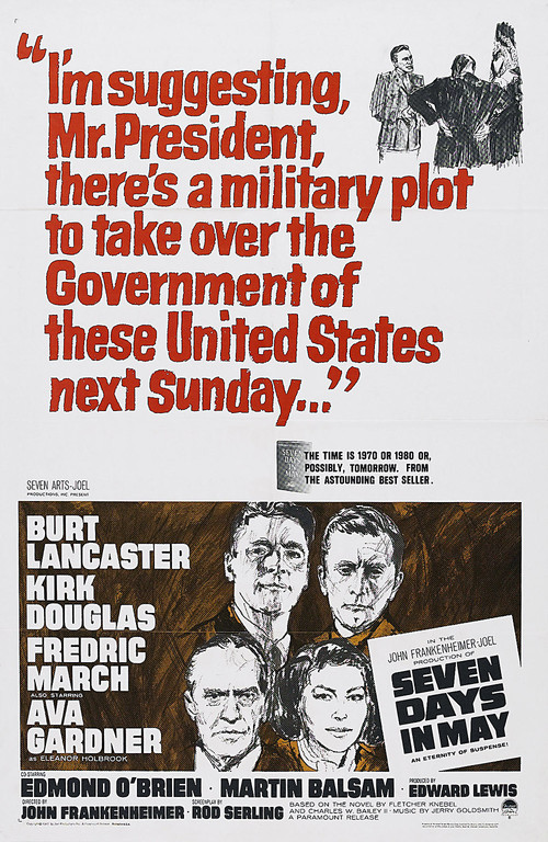 1964 Seven Days in May movie poster
