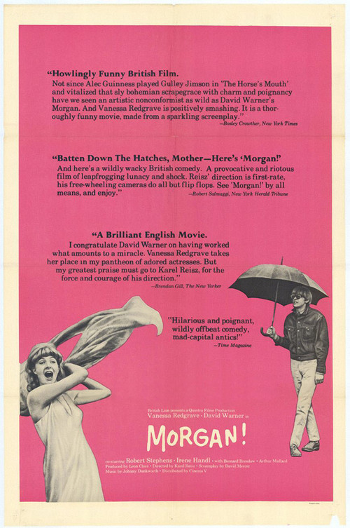 1966 Morgan!  A Suitable Case for Treatment movie poster