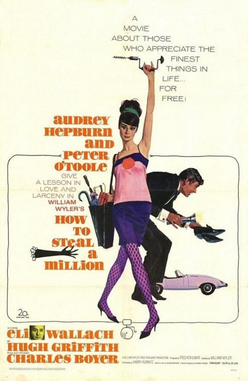1966 How To Steal a Million movie poster