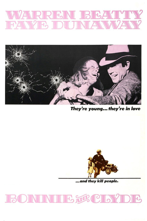1967 Bonnie and Clyde movie poster