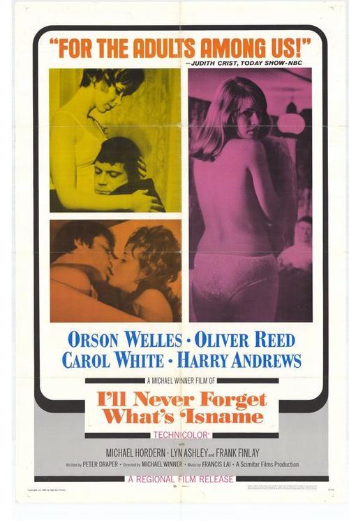 1967 I'll Never Forget What's'Isname movie poster