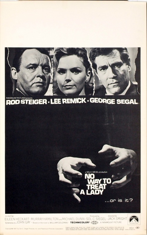 1968 No Way to Treat a Lady movie poster