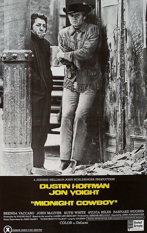 1969 Midnight Cowboy movie poster