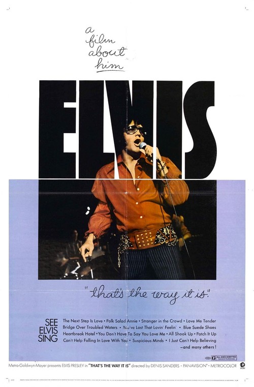 1970 Elvis: That's the Way It Is movie poster