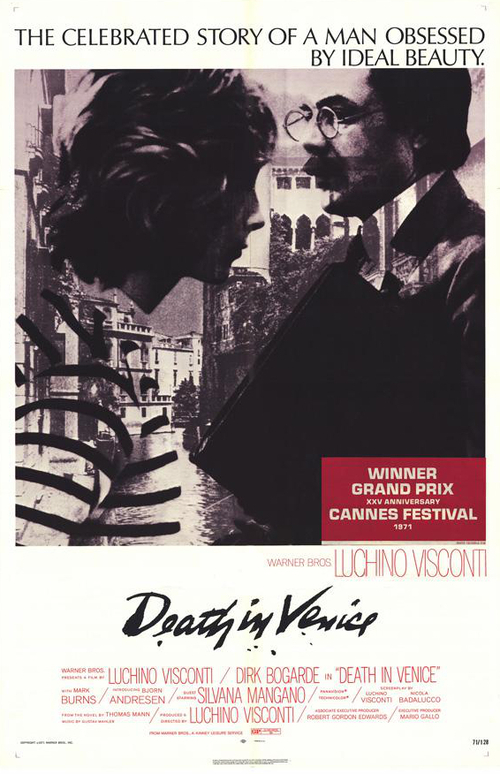 1971 Death in Venice movie poster