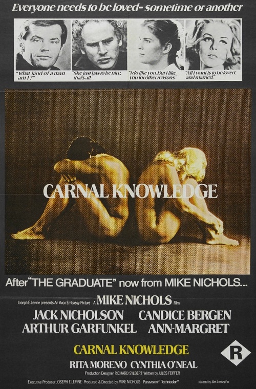 1971 Carnal Knowledge movie poster