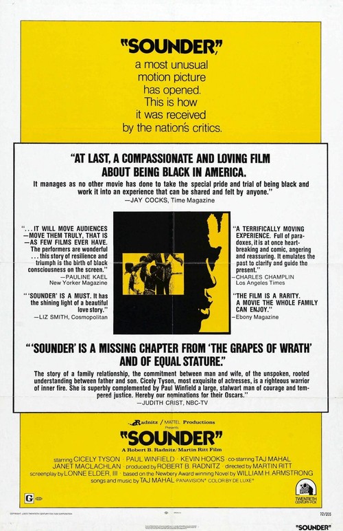1972 Sounder movie poster