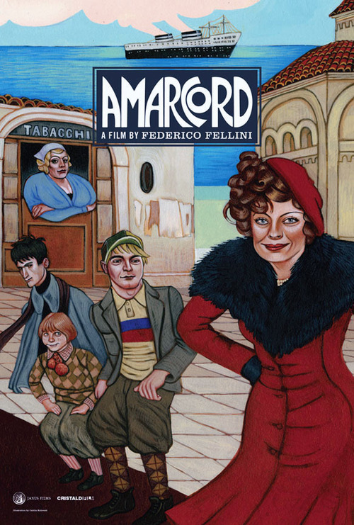 1974 Amarcord movie poster