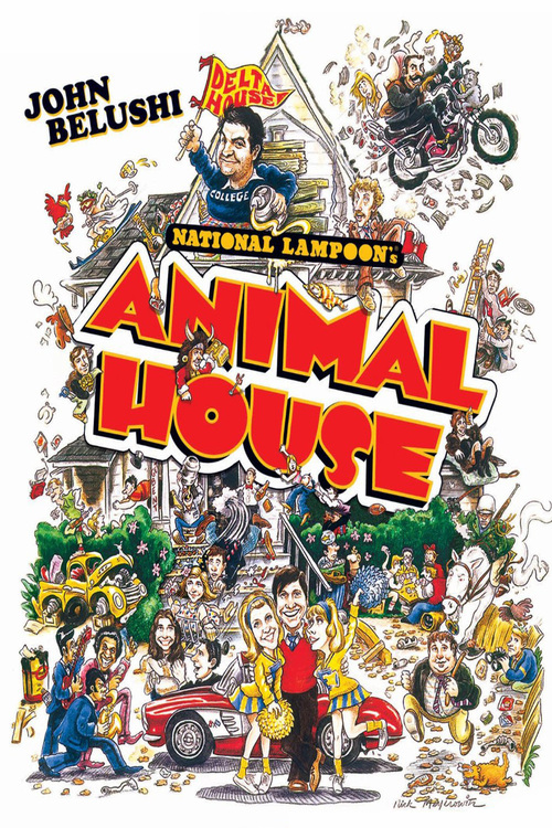 1978 National Lampoon's Animal House movie poster