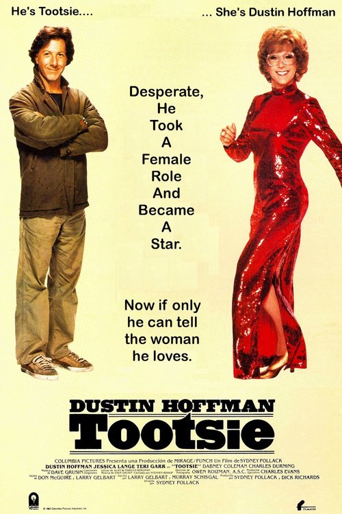 1982 Tootsie movie poster