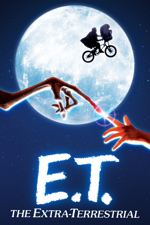 1982 E.T. the Extra-Terrestrial movie poster
