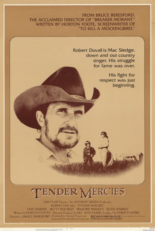 1983 Tender Mercies movie poster
