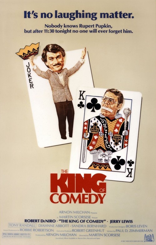 1983 The King of Comedy movie poster