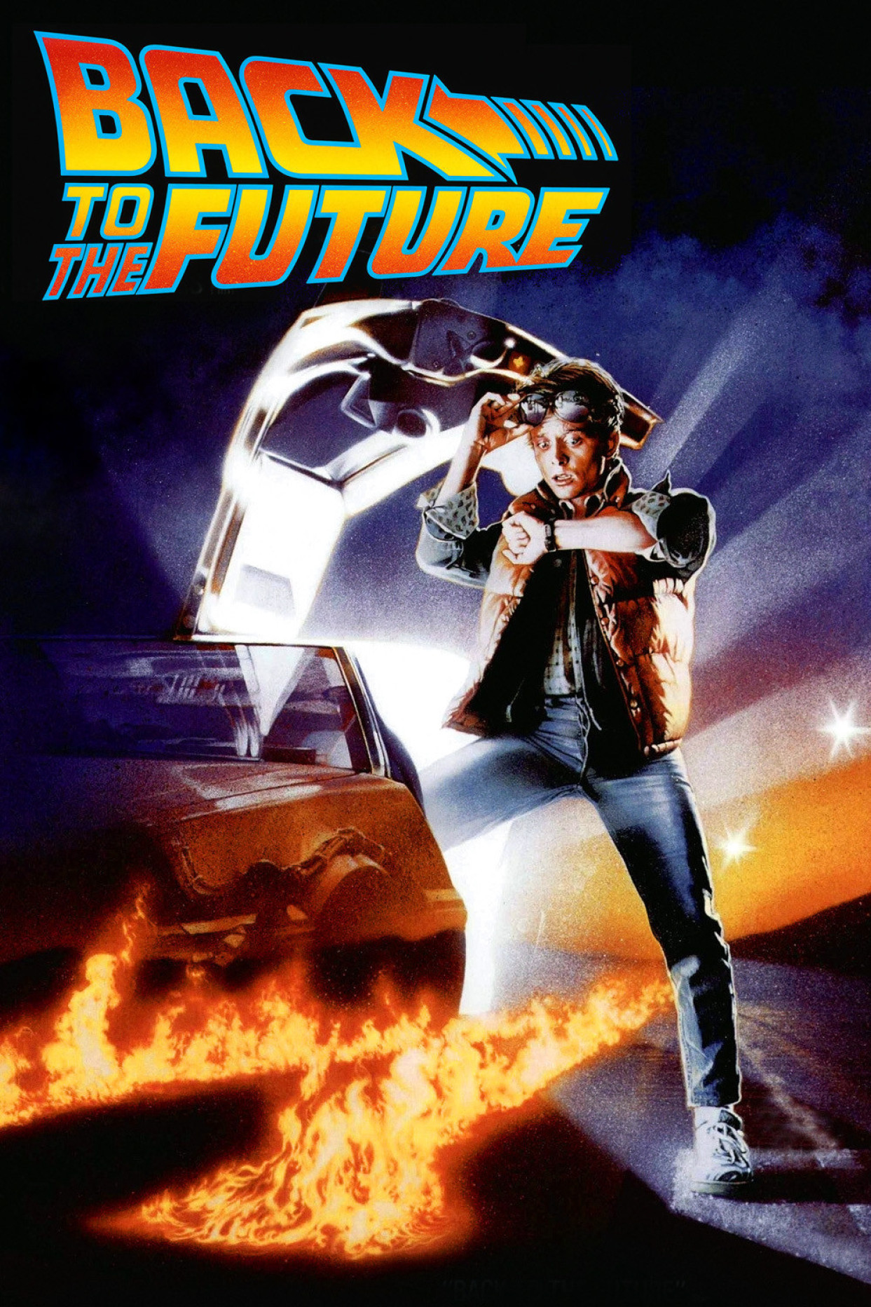 1985 Back to the Future movie poster