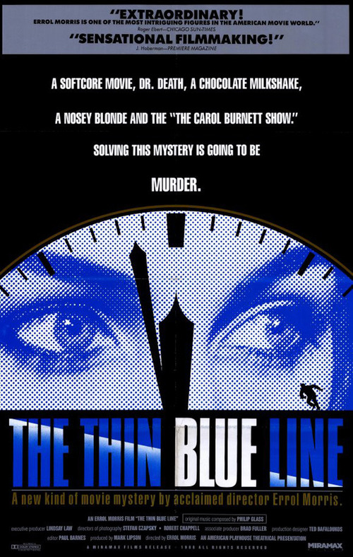 1988 The Thin Blue Line movie poster