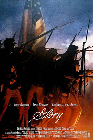 1989 Glory movie poster