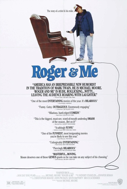 1989 Roger and Me movie poster