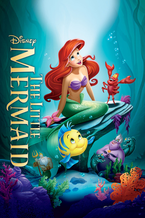 1989 The Little Mermaid movie poster