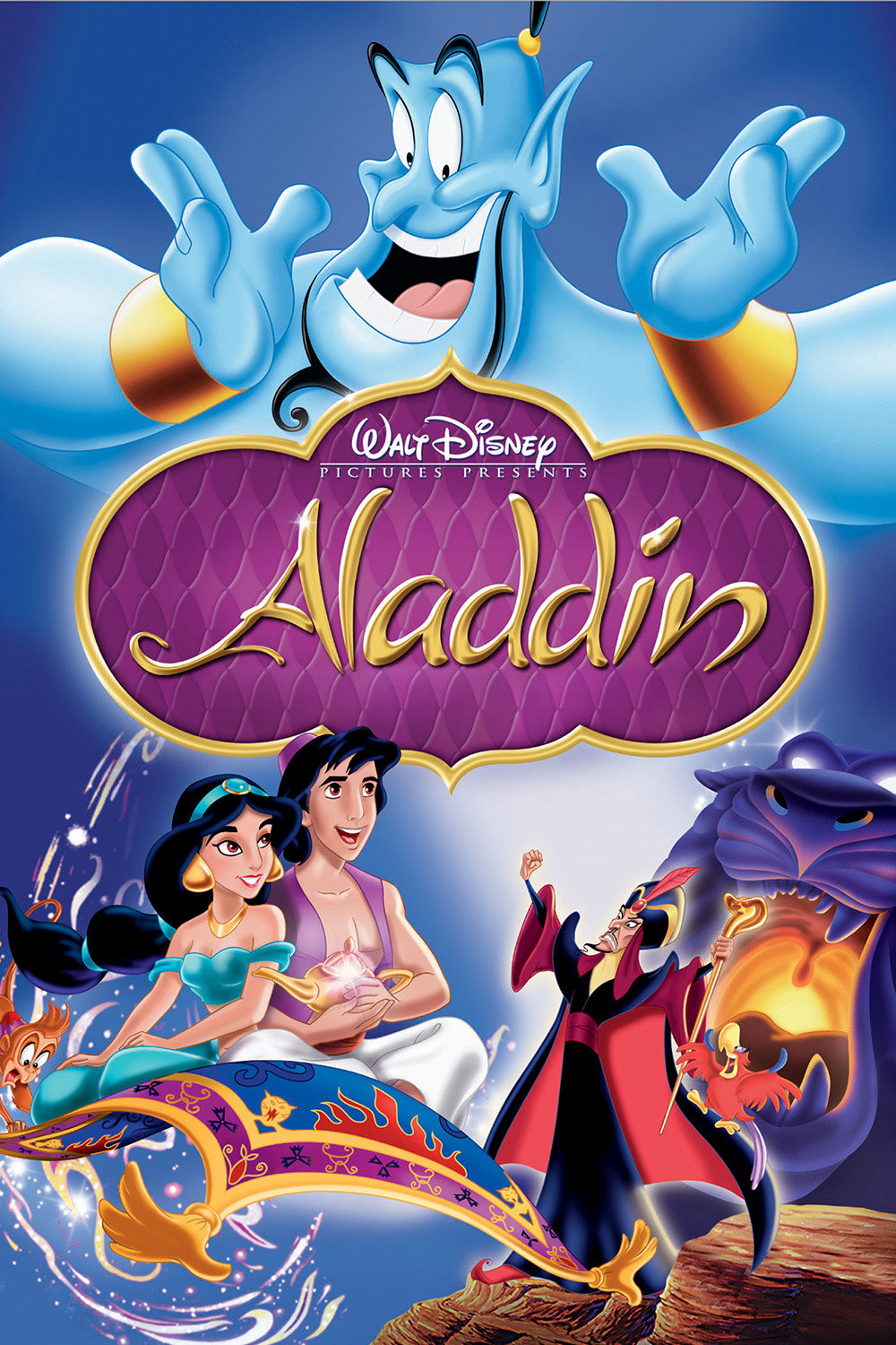 1992 Aladdin movie poster