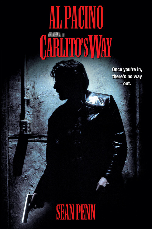 1993 Carlito's Way movie poster