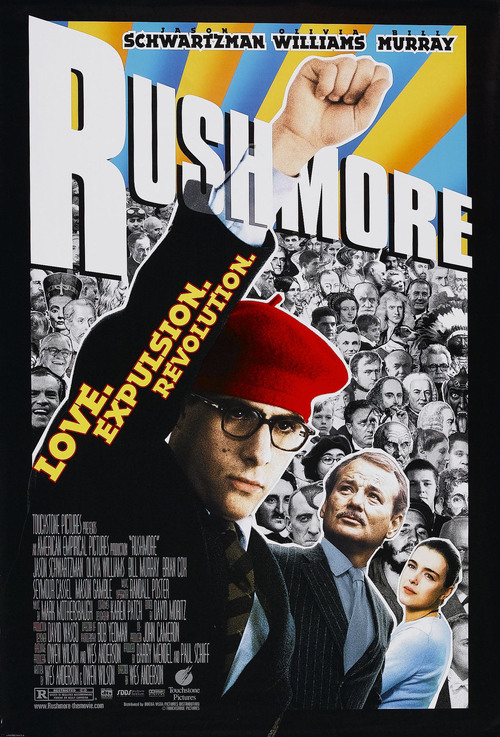 1998 Rushmore movie poster