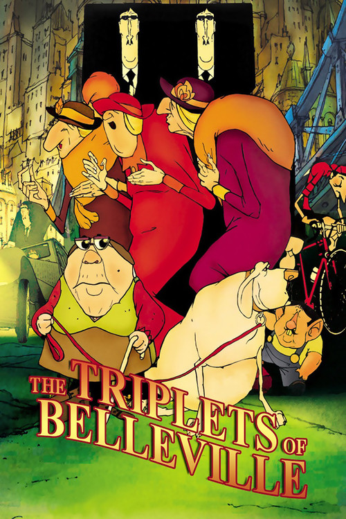2004 The Triplets of Belleville movie poster