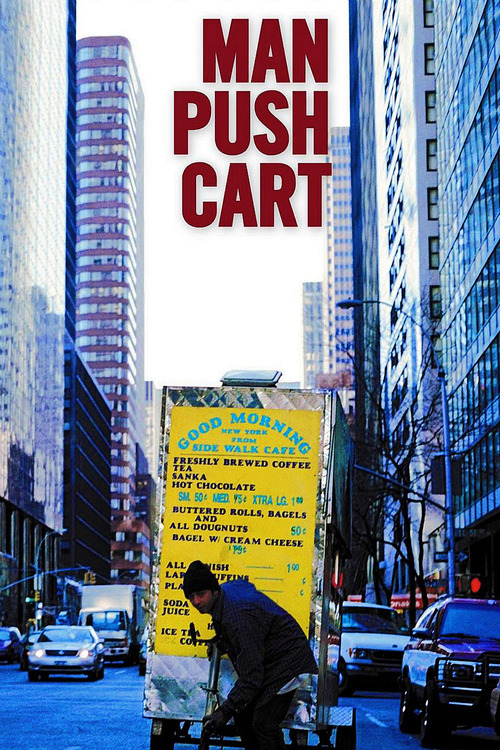 Man Push Cart Poster