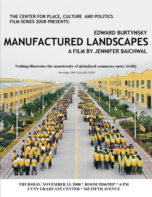 Manufactured Landscapes Poster