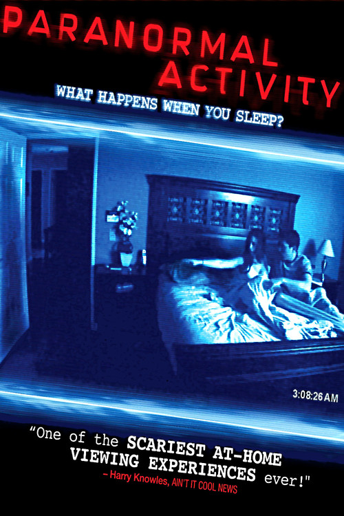 2007 Paranormal Activity movie poster