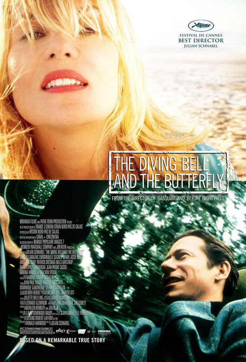 2007 The Diving Bell and the Butterfly movie poster