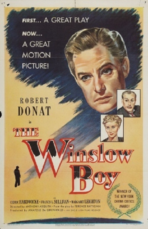 1948 The Winslow Boy movie poster