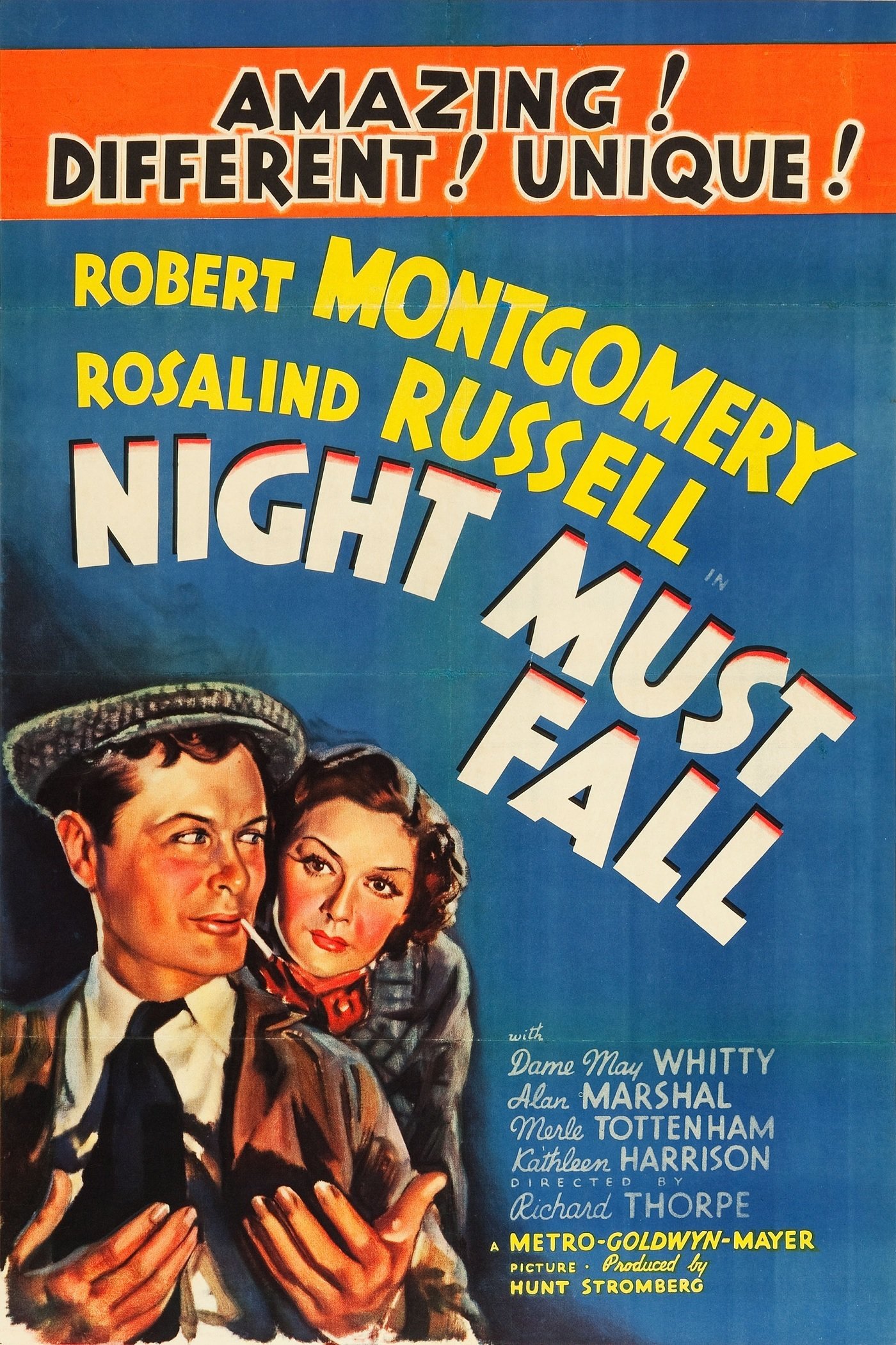 1937 Night Must Fall movie poster