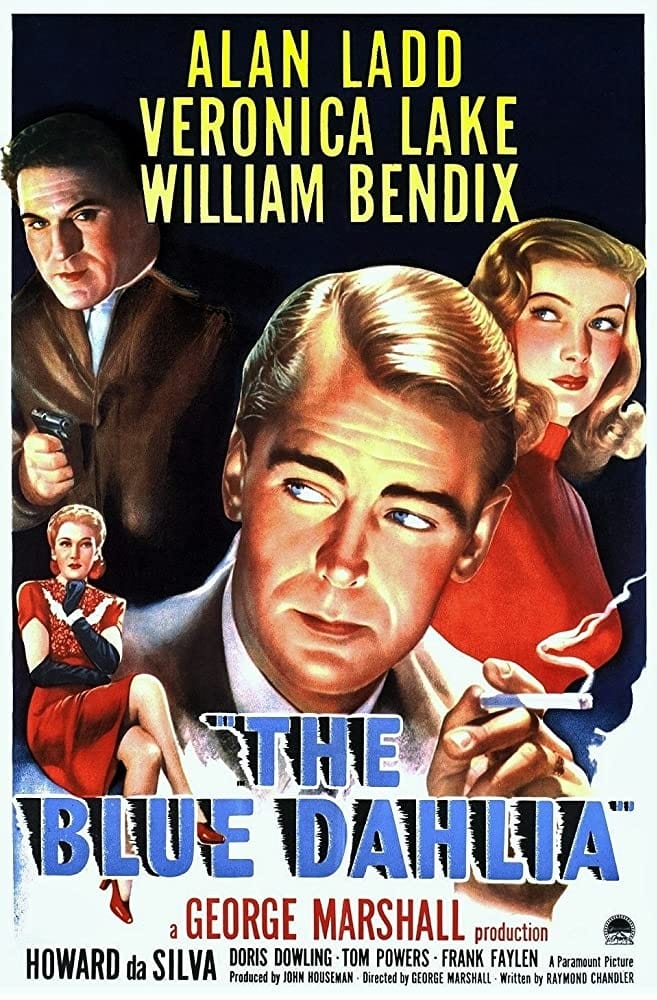 The Blue Dahlia Poster